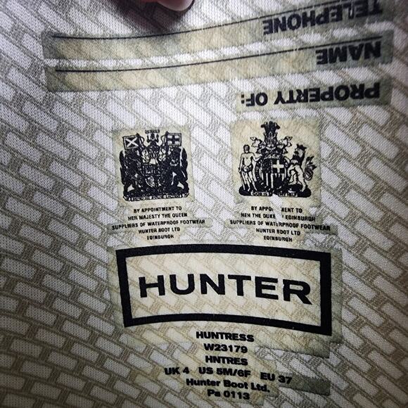 Hunter Original Huntress Waterproof Tall Black Rain Boots | US 5M/6F - Picture 11 of 12